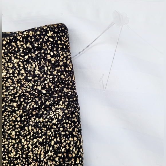TORRID Women Plus Size Chic Gold Shimmer/Glitter Stretch Skirt Lined Pull On 26 - Picture 9 of 16